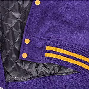 Chaqueta Universitaria Varsity para Hombres, Mujeres y Niños, Parches de Letras Personalizados, Regalo Universitario Personalizado para Hijo o Hija, Parches de Chenilla - Product Image 6