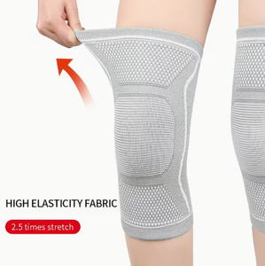 Genouillères de sport personnalisées robustes antidérapantes en néoprène de 5,7 mm avec compression élastique pour la gym, l'entraînement, le fitness et l'haltérophilie - Product Image 3