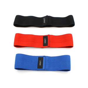 Bande de Résistance Portable Personnalisable avec Logo pour Hanches, en Tissu Élastique de Latex, pour Musculation - Product Image 3