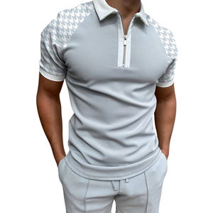 Polo à manches courtes rayé pour homme de haute qualité, coton premium, respirant, doux, confortable, léger, coupe classique - Product Image 3