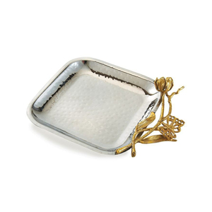 Wholesale Tableware Food Serving <b>Tray</b> <b>Snacks</b> Sweet Serving Platter Hotel Ware Catering <b>Tray</b> High Quality Metal <b>Tray</b> With Handles - Product Image 3