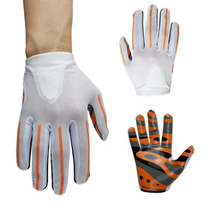 Gants de football américain en gros pour linemen, gants rembourrés antidérapants pour l'entraînement et les matchs, fournisseur en gros d'équipement - Product Image 4