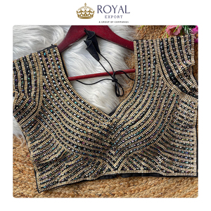 La Mejor Colección de Blusas de Seda Pura Hechas a Mano con Espalda Descubierta y Completamente Cosidas para Bodas y Fiestas a un Precio Accesible - Product Image 4