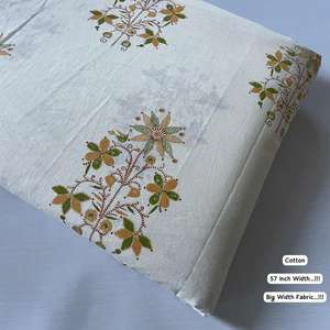 Tissu en coton de haute qualité pour femmes, texture douce, matière confortable en coton pour les tenues ethniques et l'usage quotidien - Product Image 3