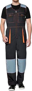 Combinaison de travail unisexe sans manches en coton, multifonctionnelle pour mécaniciens, séchage rapide, antistatique, infroissable, élégante, style cargo, résistante aux déchirures - Product Image 6