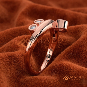 <b>Silver</b> Open Wrap Moissanite <b>Ring</b> Luxury Womens Fashion Jewelry <b>Adjustable</b> Statement <b>Ring</b> NYC Style Gift - Product Image 2