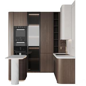 ชุดตู้<span class=keywords><strong>ครัว</strong></span>สำเร็จรูปขนาดกะทัดรัด KEJIA ประหยัดพื้นที่ เหมาะสำหรับโครงการปรับปรุงห้องสตูดิโอและอพาร์ตเมนต์ในเมืองยุคใหม่ - Product Image 3