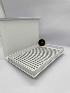 Caja Grande de Extensiones de Pestañas Premade 8D con Base Puntiaguda, Termoselladas, Tipo Cashmere, Negro Mate, Vietnam - Product Image 5