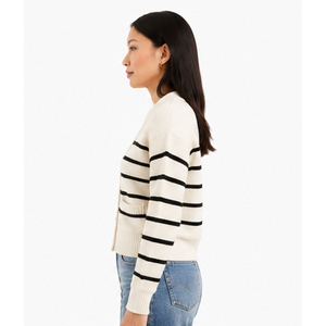 Pull en maille à manches longues et col rond, personnalisé, nouvelle collection, style tendance pour femme - Product Image 3