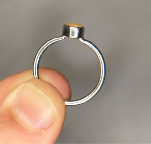 Anillo de ópalo de fuego etíope, plata de ley 925, hecho a mano, piedra preciosa de nacimiento de octubre, regalo de joyería para mujer - Product Image 3