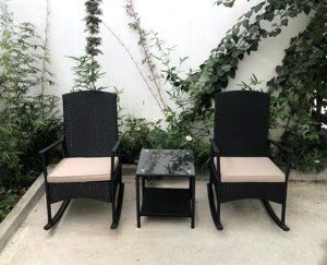 RK00064 2022, conjunto más vendido, mecedora moderna de alta calidad para exteriores, patios, villas, salas de estar, dormitorios - Product Image 5