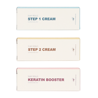 Crèmes de permanente semi-permanente pour cils et sourcils DoHae Professional Vegan Keratin Nutritional Lash & Brow Lift, étapes 1, 2, 3