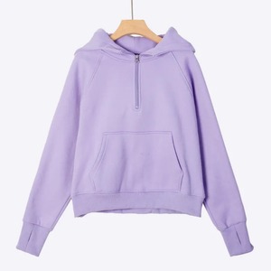 เสื้อฮู้ดครอปสีพื้น แขนยาว สไตล์ลำลอง ผ้าถัก มีซิป กระเป๋าหน้า ใส่ได้ทั้งชายหญิง ทรงโอเวอร์ไซส์ เหมาะสำหรับใส่ในฤดูใบไม้ร่วง - Product Image 1