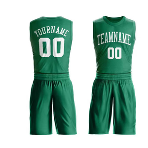 Ensemble short et maillot de basket-ball entièrement sublimé, uniforme sportif personnalisé pour hommes et jeunes, nouveau design - Product Image 4