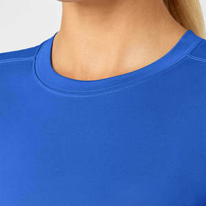 BREATHABLE SCRUB <b>UNDERSHIRT</b> UNISEX COTTON <b>LONG</b> <b>SLEEVE</b> HOSPITAL UNDERSCRUB - Product Image 4