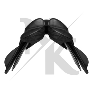 Silla de montar inglesa de doma clásica de cuero genuino de alta calidad con estructura de madera, cómoda, productos de carreras de caballos ingleses de la India - Product Image 5