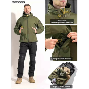 Veste de chasse camouflage pour homme, respirante, anti-UV, coupe-vent, imperméable, pour l'été - Product Image 5