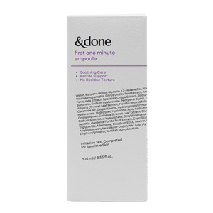 [VANA VANA] &done First One Minute Ampoule Pure Skin, Esencia Facial Hidratante, Líquido Suavizante para el Cuidado de la Piel, Corea - Product Image 3