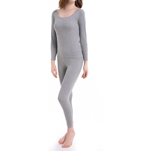 Ensemble de sous-vêtements longs pour femmes de haute qualité, vêtements chauds d'hiver, respirants, en pur coton, ensemble thermique 2 pièces - Product Image 5