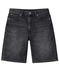 Shorts en jean baggy pour hommes style coréen hip-hop, coupe large, longueur genou, streetwear respirant et à séchage rapide - Product Image 1