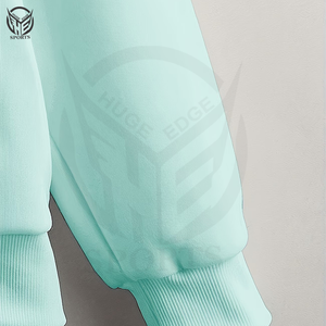 Sweat à capuche zippé pour homme, coupe oversize, en molleton bouclette épais, à épaules tombantes, haute qualité, séchage rapide, coupe-vent, pour l'hiver - Product Image 5