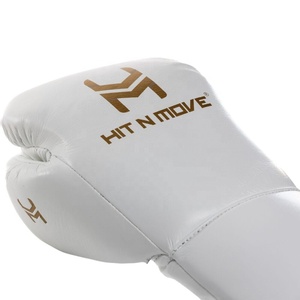 High Quality Custom Made Professional Boxing Training <b>Gloves</b> Genuine Cowhide Leather Lightweight Anti-UV Full Finger <b>Moisture</b> - Product Image 3