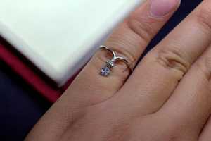 Bague de fiançailles en argent sterling 925 avec pierre précieuse Alexandrite, pierre de naissance de juin, bague solitaire pour femme, coupe ovale - Product Image 4
