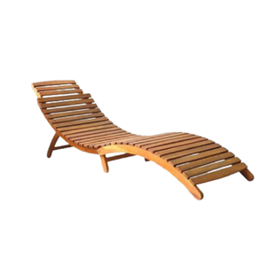 Chaise longue en rotin de qualité supérieure mobilier d'extérieur confortable pour la relaxation et les loisirs chaise chaises longues en bois - Product Image 1