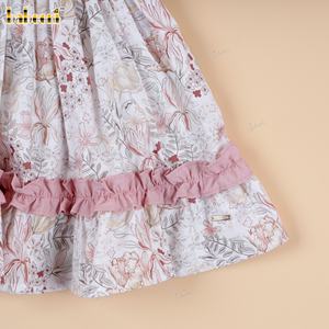 DR4531 – Vestido Floral con Volantes y Detalles Fruncidos - Product Image 4
