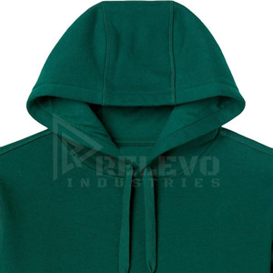 Sweat à capuche thermique en molleton 100 % coton pour homme, teinture délavée à l'acide, qualité supérieure, fabrication éco-responsable au Pakistan - Product Image 5