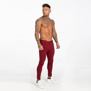 Pantalones de Hombre Gingtto, Jeans Ajustados de Mezclilla, Pantalones para Hombre - Product Image 2