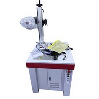 Système de gravure au laser à fibre MOPA de type table 30W, série TF, pour le marquage de précision des métaux et des composants industriels