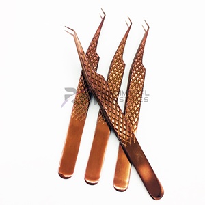 Pince à épiler pour extensions de cils RMI de haute qualité en acier inoxydable antistatique durable à 45 degrés - Product Image 6