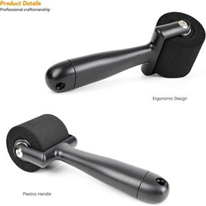 Rodillo aplicador de vinilo 2 en 1, herramientas para rotulación de vehículos, rodillo de esponja para papel pintado, cepillo aplicador de remaches, herramienta de eliminación de burbujas, lápiz aplicador, adhesivo en V para películas de coche - Product Image 5