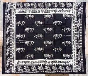 Écharpes en coton imprimées LAXMANS en gros pour l'été, usage quotidien, grande taille 85x150cm, châles traditionnels hindous et mantra Shiva - Product Image 6
