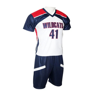Conjunto deportivo de lacrosse de tela cómoda y transpirable para práctica diaria, uniforme deportivo para equipos atléticos, kit deportivo. - Product Image 1