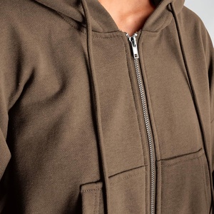 Cómoda mujer invierno grueso térmico ligero polar sin forro recortado correr Sudadera con capucha diseño Original ecológico - Product Image 4