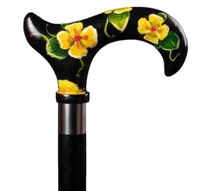 Canne de marche en bois de luxe sculptée à la main par des artisans de AYAANS CREATIONS pour les personnes âgées - Product Image 4