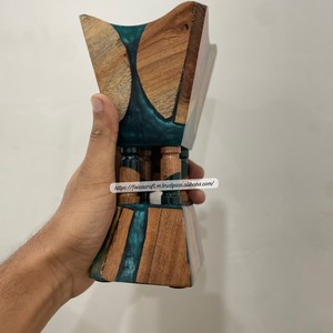 Quemador de Bakhoor Religioso de Madera con Resina Epoxi de Alta Calidad y Gran Demanda, Fragancia 100% Natural para Oriente Medio y Asia - Product Image 1