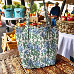 Sac fourre-tout en coton pur matelassé à la main, best-seller - Product Image 2