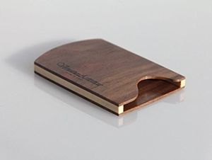 Wooden <b>Business</b> <b>Card</b> <b>Holder</b> Slanted <b>Card</b> Case Pocket <b>Card</b> Organizer for Home and Office - Product Image 1