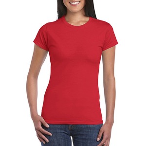 T-shirts décontractés pour femmes, vente en gros, manches courtes, col rond, extensibles, 100% coton, respirants, coupe classique - Product Image 6