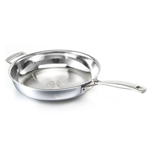 Poêle à frire professionnelle en acier inoxydable de qualité supérieure, compatible induction, distribution uniforme de la chaleur pour ustensiles de cuisine - Product Image 2