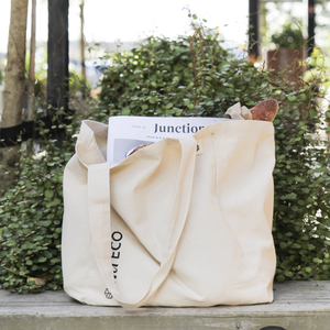Bolsas de lona con estampado personalizado para viajes Compras en la playa Bolsa de lona bonita con estampado de algodón con mango largo liso - Product Image 4
