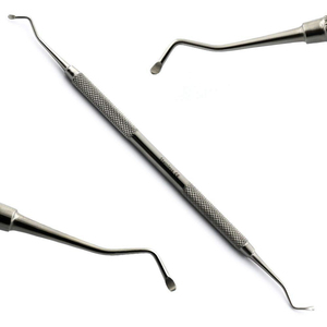 Excavateur dentaire manuel en acier inoxydable à double extrémité, certifié CE, autoclavable, avec poignée ergonomique, instrument pour l'élimination des caries - Product Image 2