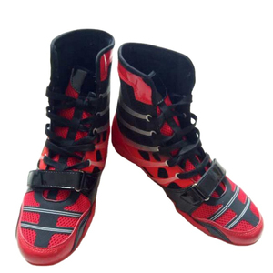 Winter Summer Customized Professional <b>Boxing</b> Wrestling Sneaker Training Boots High Quality Leather Mesh Lining Kickboxing - Product Image 5