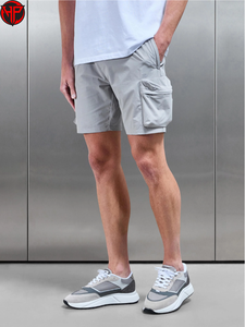 Custom Gym Workout Side Big Pockets Sports Breathable Casual Cotton Soft Cargo Shorts for Men Windbreaker Shorts - Product Image 4