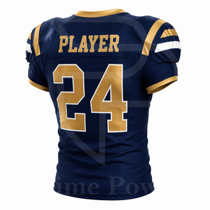 Nuevo Conjunto de Uniforme de Fútbol Americano, Jersey y Pantalones Sublimados Personalizados, Transpirables, de Secado Rápido, para Entrenamiento y Competencia, Proveedor de Ropa Deportiva - Product Image 3