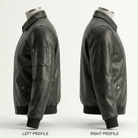 Veste en similicuir tendance ProudNest, coupe classique, durable, confortable, élégante, vêtement d'extérieur décontracté