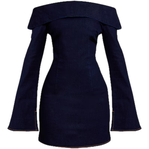 Vestidos Casuales de Mezclilla para Mujer, Cómodos, Simples, de Tela Personalizable, Muestra Gratis, la Mejor Calidad, Midi, Lavados, para Invierno y Verano, al por Mayor - Product Image 1